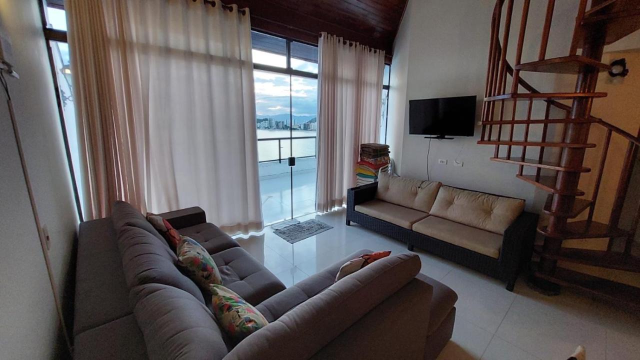 شقة Linda Cobertura Duplex, Pe Na Areia,Vista Linda. كاراغواتاتوبا المظهر الخارجي الصورة