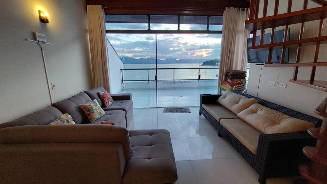 شقة Linda Cobertura Duplex, Pe Na Areia,Vista Linda. كاراغواتاتوبا المظهر الخارجي الصورة
